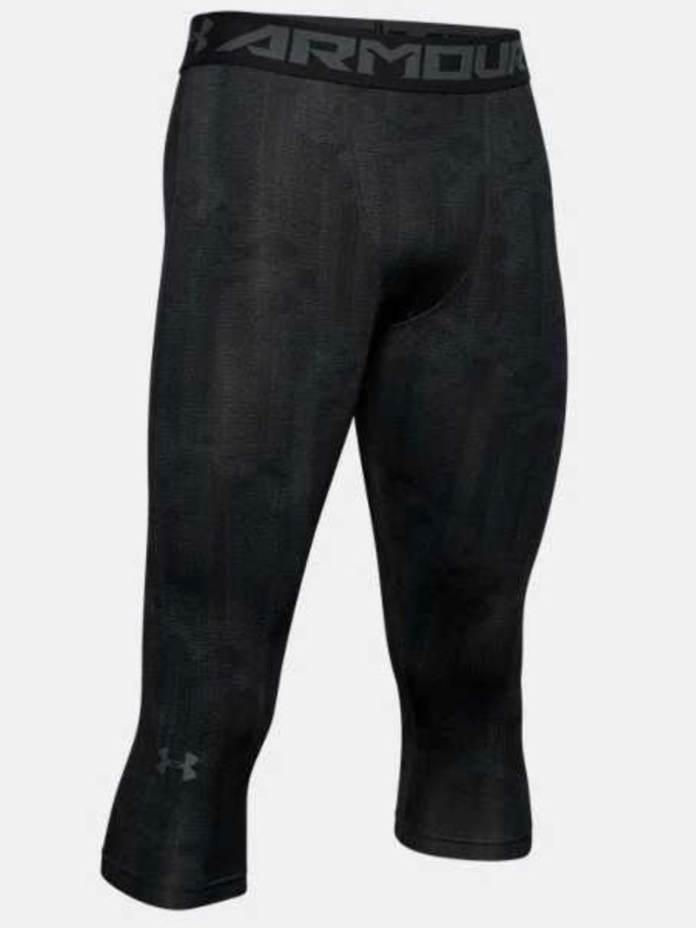 Under Armour Men's Black Boxer Briefs with Logo Waistband